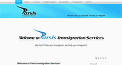 Desktop Screenshot of parsisimmigration.com